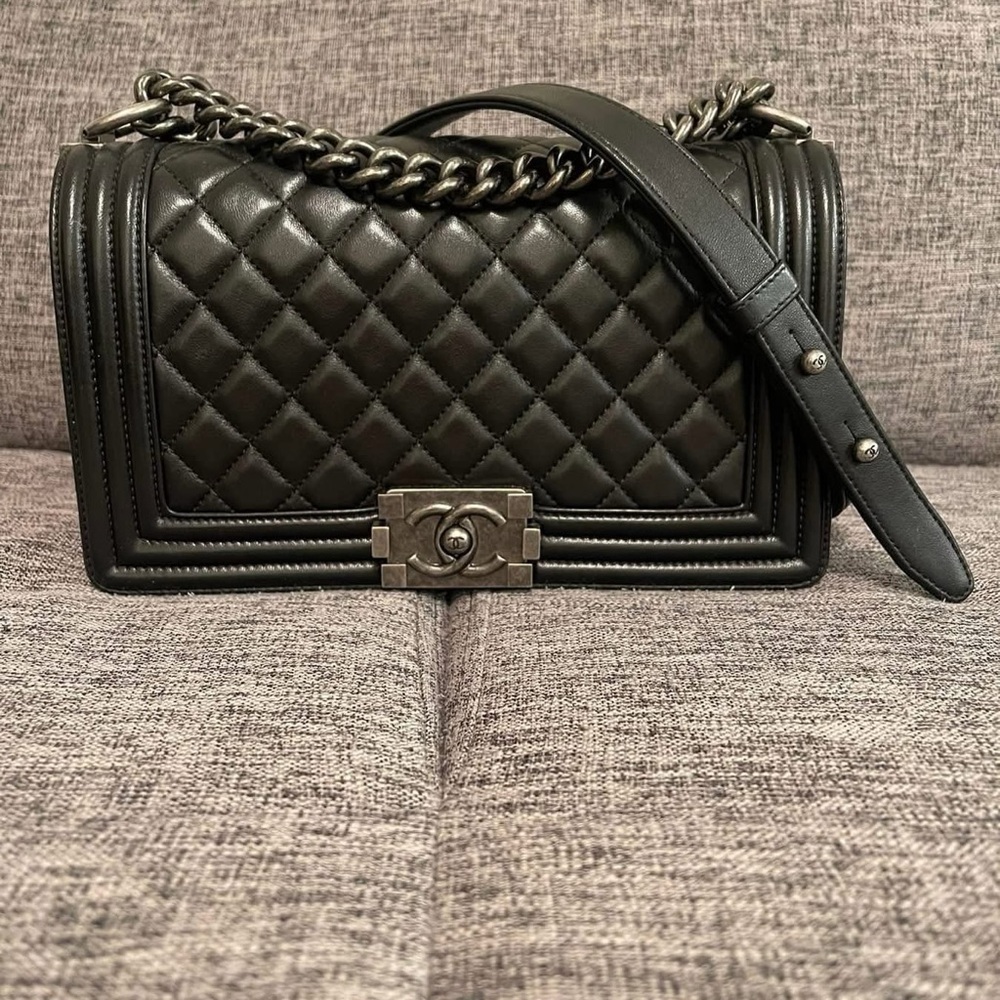 Chanel Old Medium Boy Bag